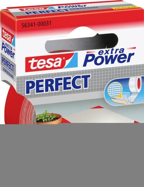 Tesa PERFECT 56341-00031-03 páska so skleným vláknom tesa® Extra Power červená (d x š) 2.75 m x 19 mm 1 ks; 56341-00031-03