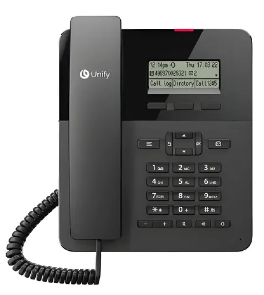 Unify OpenScape Desk Phone CP110 G2 čierna / Telefón / analógový / handsfree / displej (L30250-F600-C580)