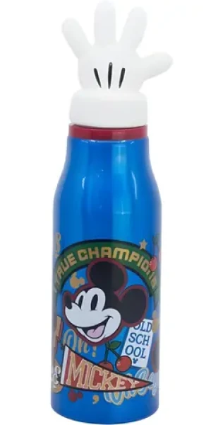 STOR Fľaša na pitie hliníková Mickey Mouse 690 ml / Fľaša na pitie / Hliník / Skrutkovacie viečko / Bez BPA (81152)
