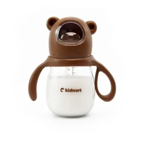 Kidnort Jordbaer Dojčenská fľaša 240ml 6m+ hnedá (KID000041)