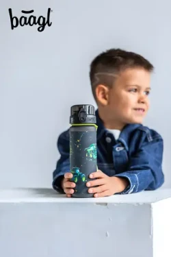 BAAGL Tritánová fľaša na pitie Traktor / 500 ml