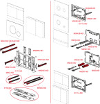 Alcadrain 1 - Alcadrain Ovládacie tlačidlo pre predstenové inštalačné systémy, nerez-polomat TURN-INOX TURN-INOX