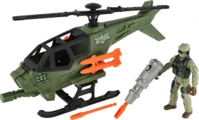 TEDDIES Vojenská sada s helikoptérou