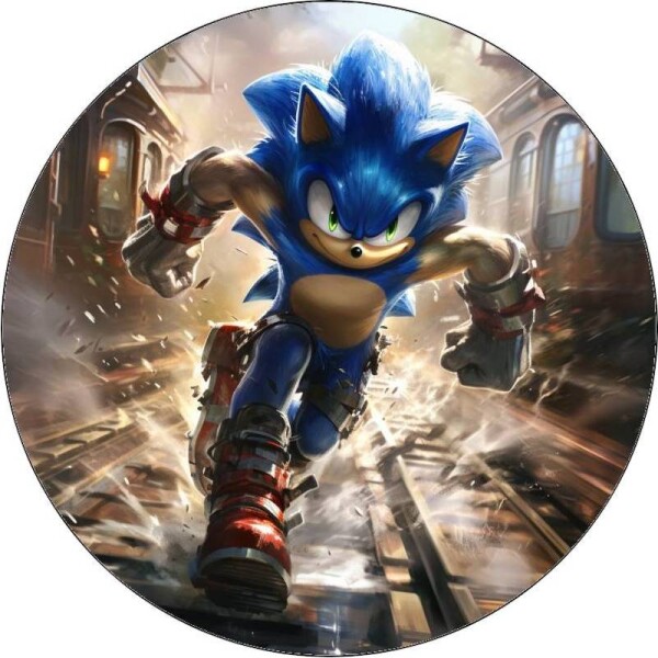 Jedlý papier Ježko Sonic 19,5 cm - Pictu Hap