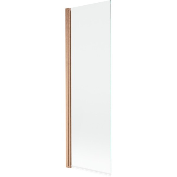 MEXEN - MIST vaňová zástena 70x150 cm 6mm 1-s, meď kartáčovaná, číra 8A9-070-001-65-00