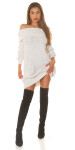 Sexy Koucla off-shoulder Knit Dress Einheitsgroesse