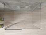 MEXEN/S - OMEGA sprchový kút 3-stenná 110x80, transparent, chróm 825-110-080-01-00-3S