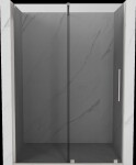 MEXEN/S - Velár posuvné sprchové dvere 130, grafit, nikel kartáčovaný 871-130-000-41-97