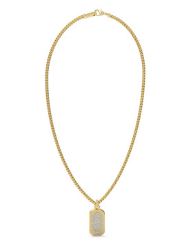Guess Pánsky pozlátený náhrdelník z ocele Sailor Knot JUMN05017JWSTBKT/U