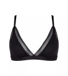 Dámske nohavičky GO Ribbed R Bralette - BLACK - black 0004 - SLOGGI BLACK M