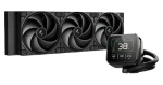 DEEPCOOL Spartacus 360 čierna / Vodný chladič CPU / 360mm radiátor / 3x 120mm ventilátor / ARGB / 3,4 "IPS displej (R-SPT360-BKDSMP-G-1)