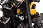 Mamido Mamido Dětský elektrický traktor TITAN 24V 400W s přívěsem a lžíci žlutý