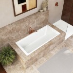 Obdélníková vana Kaldewei Puro Next 170x80 cm smaltovaná ocel levá i pravá alpská bílá 142600010001 142600010001