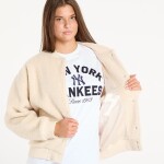 Bunda New Era MLB Sherpa Bomber New York Yankees Light Cream XL