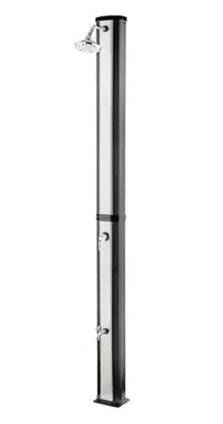 G21 Amber čierno-strieborná / Solárna sprcha / 60 l (SP-G21-60CSHX)