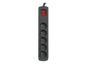 Armac ARC5 čierna / Prepäťová ochrana / 5 zásuviek / 3 m (ARC5/30/CZ)
