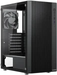 1stCool GAMER 4 čierna / PC skriňa / Mid Tower / Bez zdroja / USB 3.0 / USB-C / priehľadná bočnica (ML-GAMER4-AU-USB3-TS)