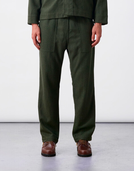 Service Works Flannel Chef Pants Forest XL