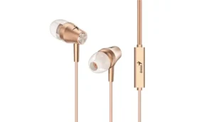 GENIUS slúchadlá HS-M360 zlatá / s mikrofónom / 4pin 3.5mm jack (31710008404)