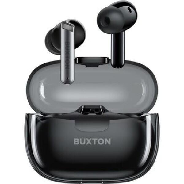 Buxton BTW 3800 čierna / Bezdrôtové slúchadlá / mikrofón / IPX6 / hlasoví asistenti / Bluetooth 5.3 (8590669352999)