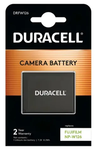 Duracell DRFW126 čierna / Batéria pre fotoaparát / Li- ION / 1140mAh / pre Fujifilm NP-W126 (DRFW126)