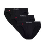 Pánske nohavičky 3 pack 094 black - Atlantic černá M