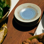 HK living Kameninová podšálka 70's Azure