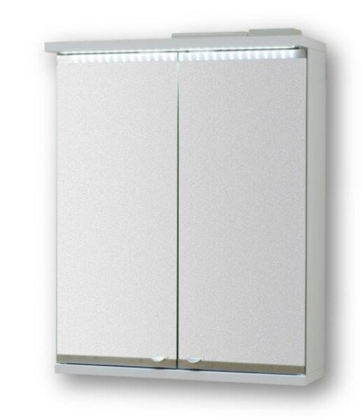 OLSEN SPA - Vrchný zrkadlová skrinka NICE s LED osvetlením - Rozmery skriniek - 80 × 64 × 15 cm OLNNIC80