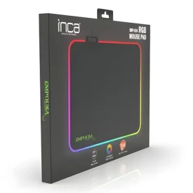 INCA IMP-024 Speed čierna / Herná podložka pod myš / RGB LED / 320 x 270 x 3 mm (IMP-024)