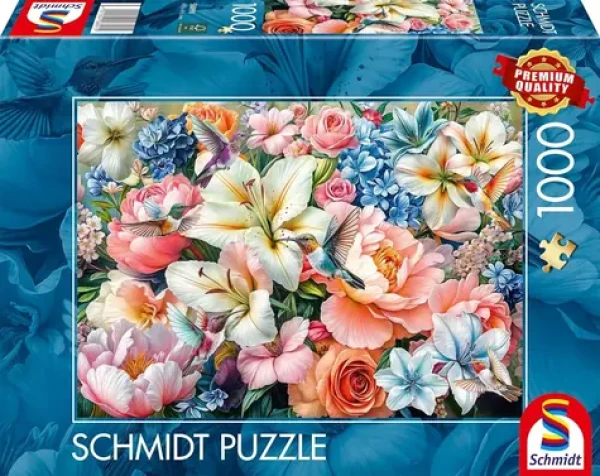 Schmidt Puzzle Kvety v pastelových farbách