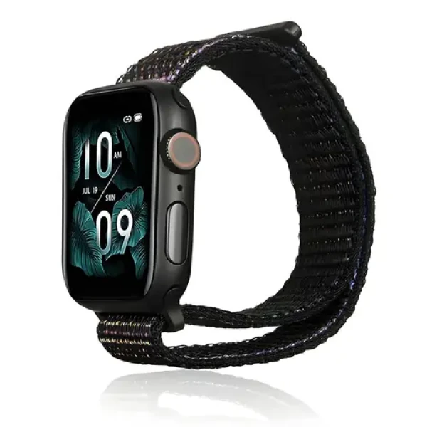 Beline Nylon Collection čierna / Remienok pre Apple Watch / nylonový / 42/44/45/49 mm