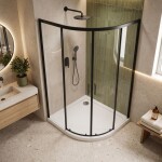 REA - Akrylátová LOOK sprchová vanička 80x80 - biela REA-K7908