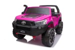 Mamido Detské elektrické autíčko Toyota Hilux 4x4 ružové