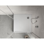 MEXEN - Flow+ Sprchová vanička štvorcová 90 x 90, biela lesk 46S109090H