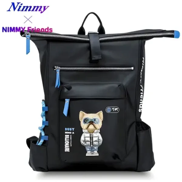 Nimmy CoolCute 2.0 Dog čierna / Batoh / na notebook / silikón (N-KM-DNBB-01)