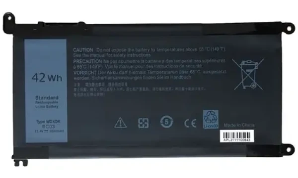Trx Batéria pre notebooky DELL 3600 mAh / Inspiron 5368 / 5378 / 5379 / 5482 / 5565 / 5567 / 5568 / 5570 / 7560 (TRX-WDX0R)