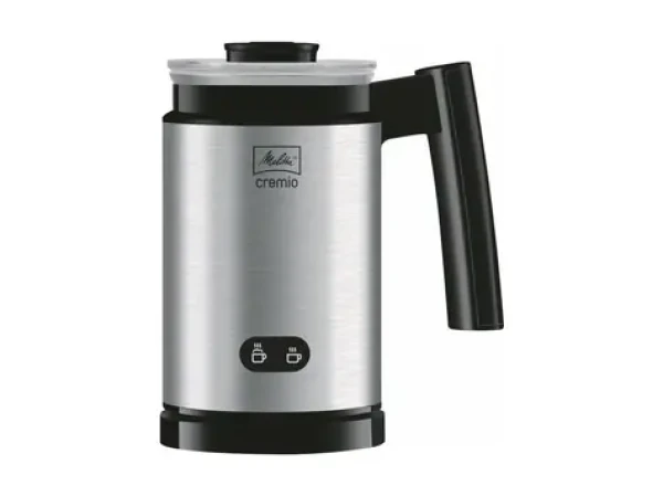 Melitta Cremio II 1014-03 strieborná / Napeňovač mlieka / 450 W / 250 ml (1014-03)