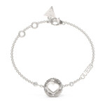 Guess Nežný oceľový náramok Rolling Hearts JUBB03344JWRH 17 - 21 cm - L