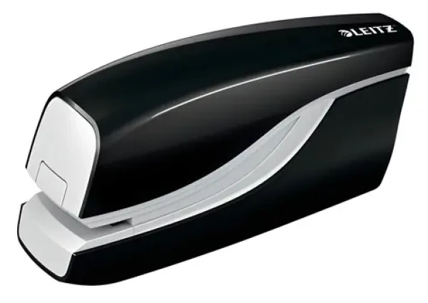 Leitz NeXXt Wow 5566 čierna / Elektrická zošívačka / 1 mm / 10 listov / drôtiky E1 (55661095)