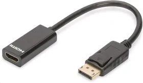 C-tech Adaptér Displayport (M) na HDMI (F) (8594125011543)