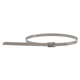 KS Tools 115.1593 Sťahovacie pásky z nehrdzavejúcej ocele s guľovým zámkom, 4,6 x 350 mm, 100 kusov; 115.1593