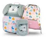 BAAGL SET 3 - Školský set Zippy Bunny / aktovka / peračník / vrecko (A-33409)