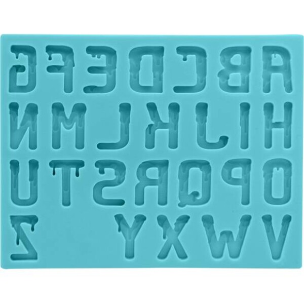 Silicone formička abeceda horor 15x11,5 cm - Cakesicq - Cakesicq