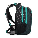 Školský batoh Bagmaster Porto 24 C Black/turquoise