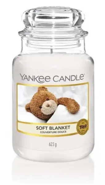 Yankee Candle Soft Blanket veľký pohár 623g / doba horenia: až 150 h (1173563E)