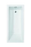 BESCO - Obdĺžniková vaňa MODERN SLIM - Nožičky k vani - Bez nožičiek, Rozmer vane - 150 × 70 cm VANMOD15SLIM