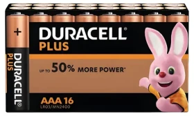 Duracell PLUS Power Boost MN2400 / Batéria / AAA (LR03) / Alkalická / 1,5 V / 16 ks (151262)