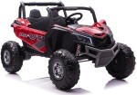Mamido Detské elektrické auto Buggy UTV-MX 4x4 LCD MP4 Spider lakované červené