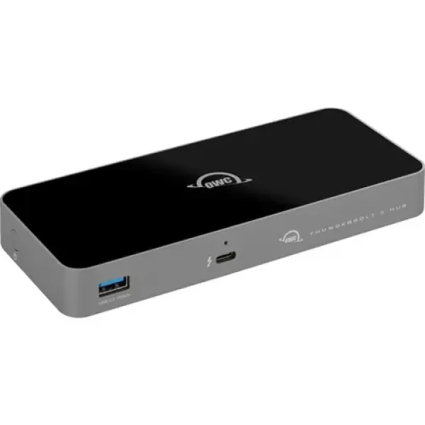 OWC Thunderbolt 5 Hub čierna / dokovacia stanica / Thunderbolt 5 / USB-A 3.2 Gen 2 / Power Delivery 140 W (OWCTB5HUB5PF)