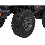 Mamido Elektrické autíčko Extreme Sport 4x4 s premenlivou veľkosťou čiernej
